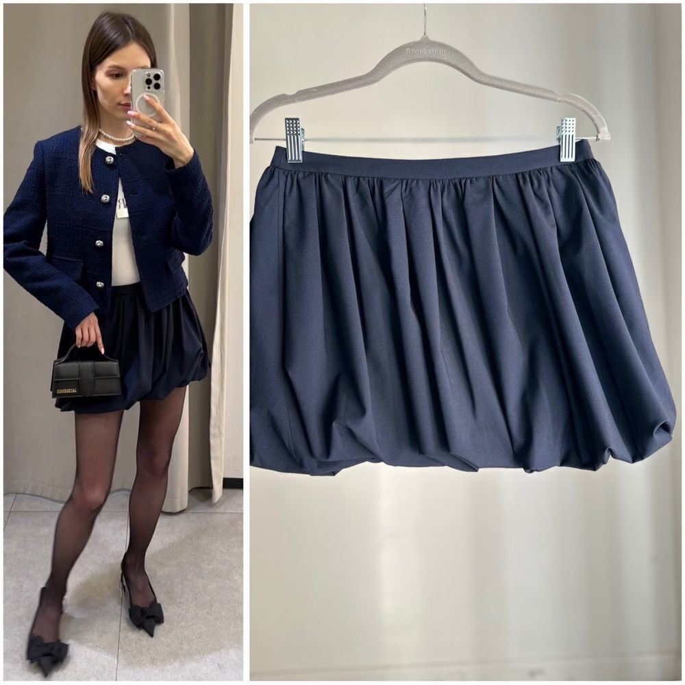 ZARA BALLOON MINI SKIRT ZW COLLECTION